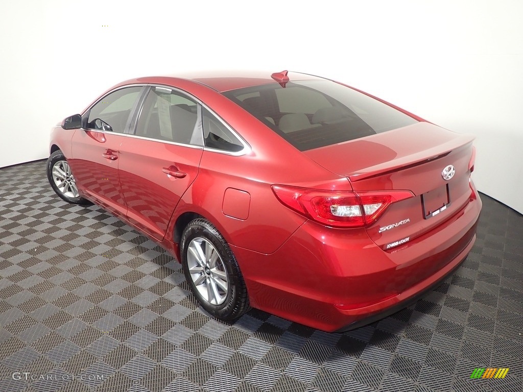 2016 Sonata SE - Venetian Red / Gray photo #10
