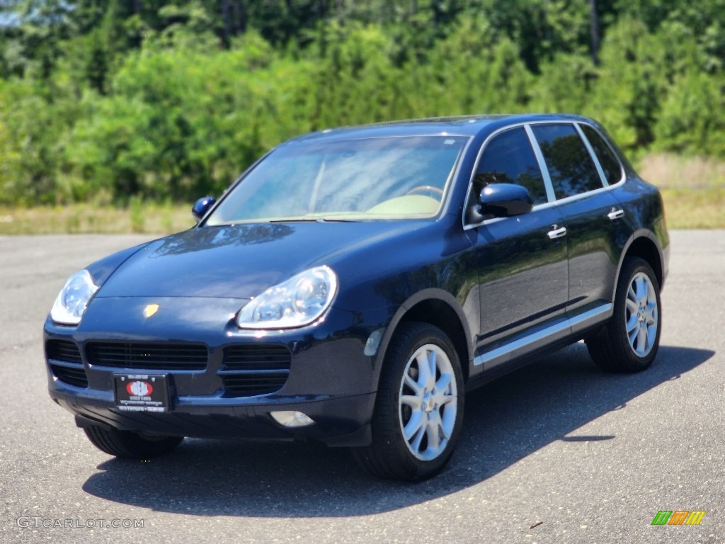 2006 Cayenne  - Lapis Blue Metallic / Havanna/Sand Beige photo #1