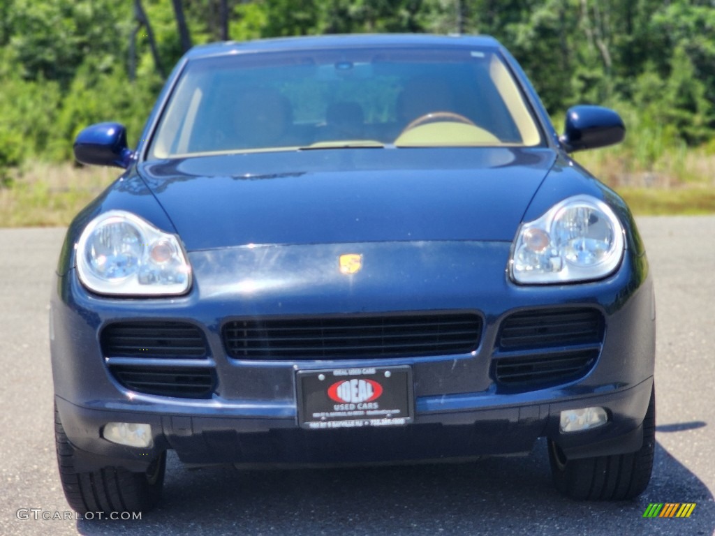 2006 Cayenne  - Lapis Blue Metallic / Havanna/Sand Beige photo #3