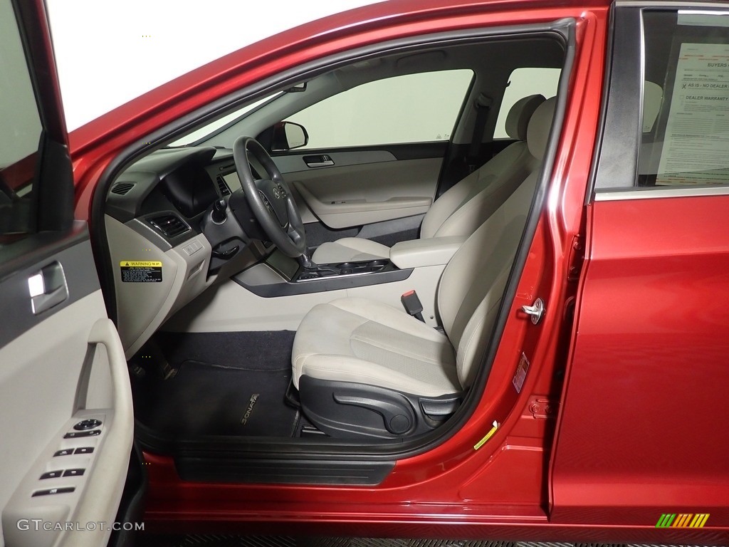 2016 Sonata SE - Venetian Red / Gray photo #18