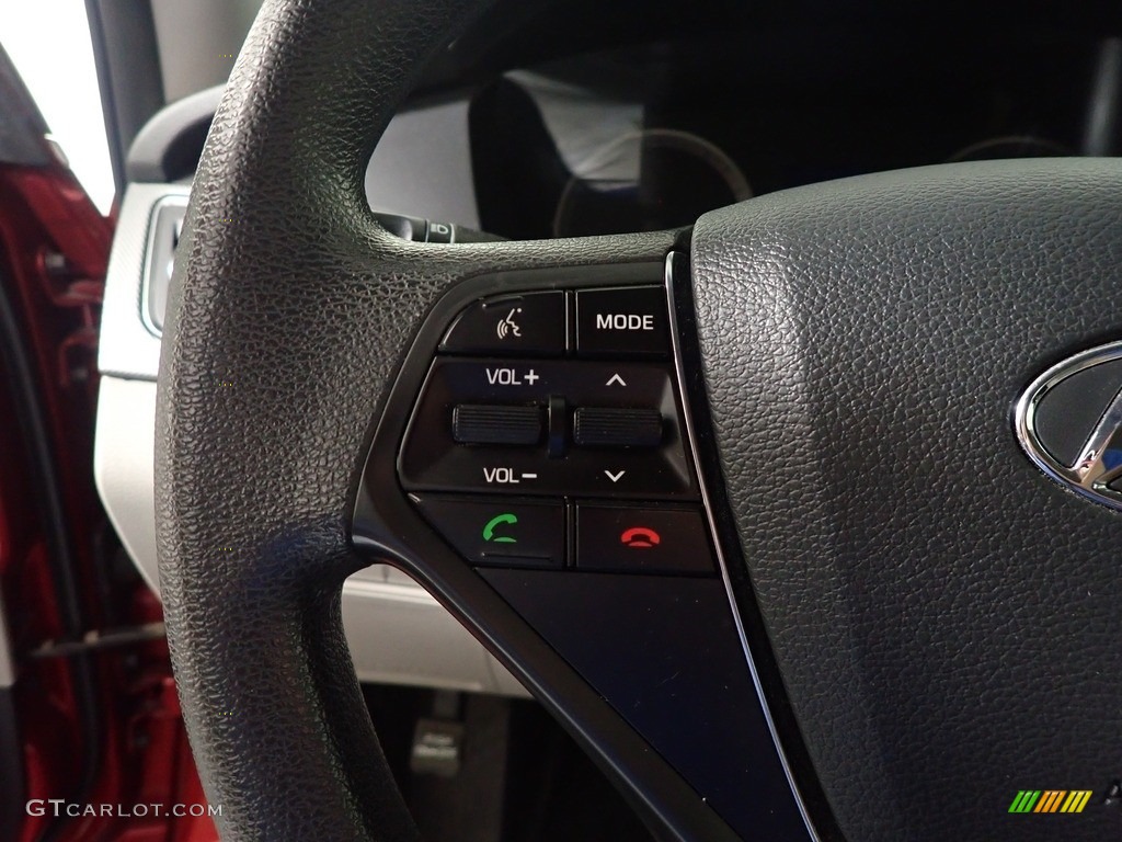 2016 Sonata SE - Venetian Red / Gray photo #24