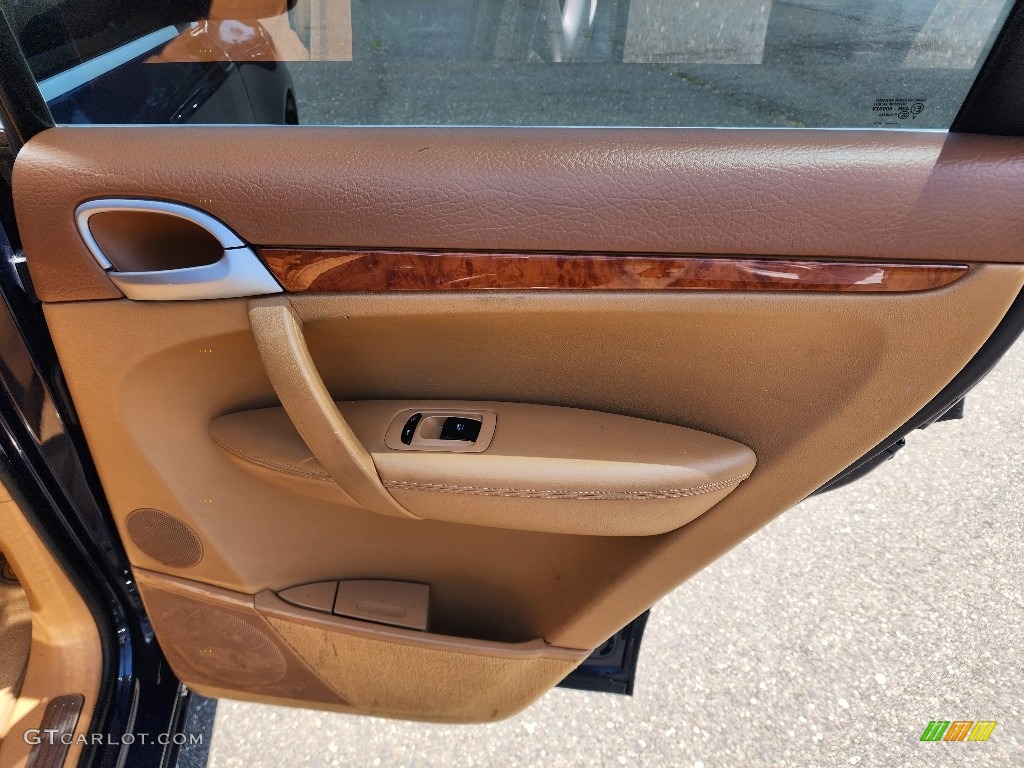 2006 Porsche Cayenne Standard Cayenne Model Havanna/Sand Beige Door Panel Photo #146294555