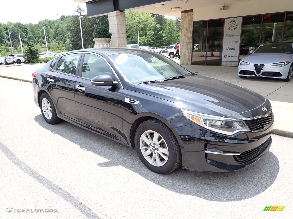 Ebony Black 2016 Kia Optima LX Exterior Photo #146294591