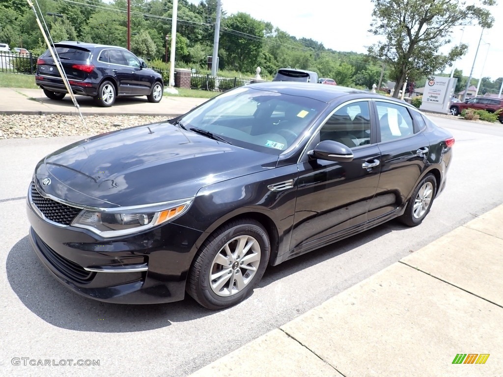 Ebony Black 2016 Kia Optima LX Exterior Photo #146294627