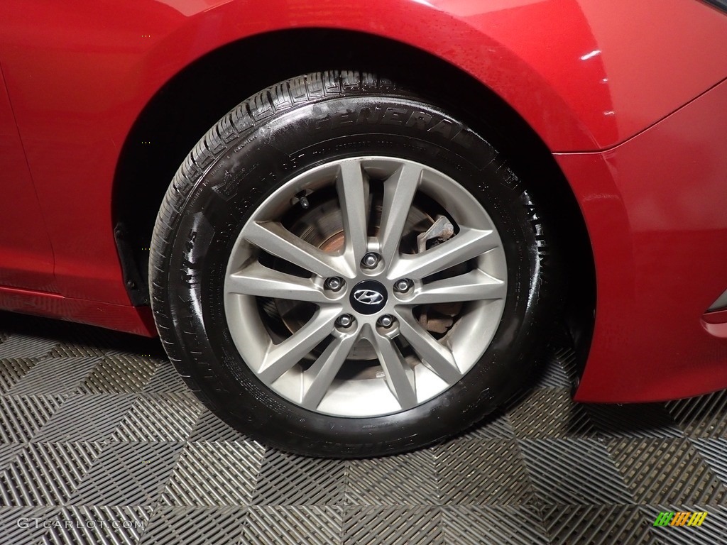 2016 Sonata SE - Venetian Red / Gray photo #36