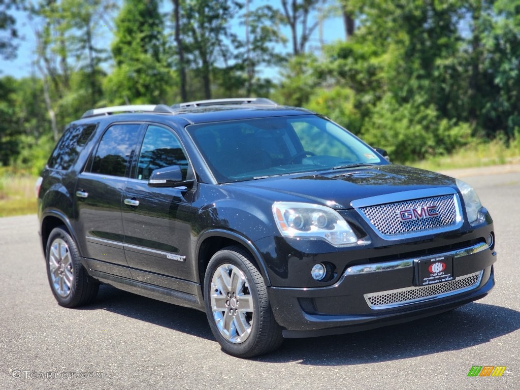 2011 Acadia Denali AWD - Carbon Black Metallic / Ebony photo #2