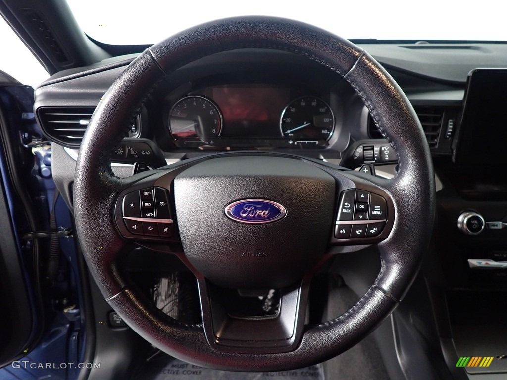 2020 Explorer XLT 4WD - Blue Metallic / Ebony photo #24