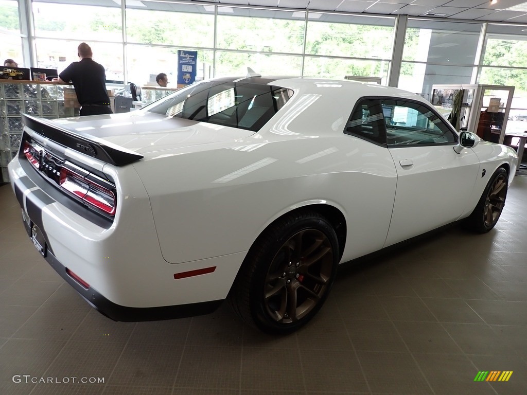 2023 Challenger SRT Hellcat JailBreak - White Knuckle / Hammer Head Gray/Black photo #6