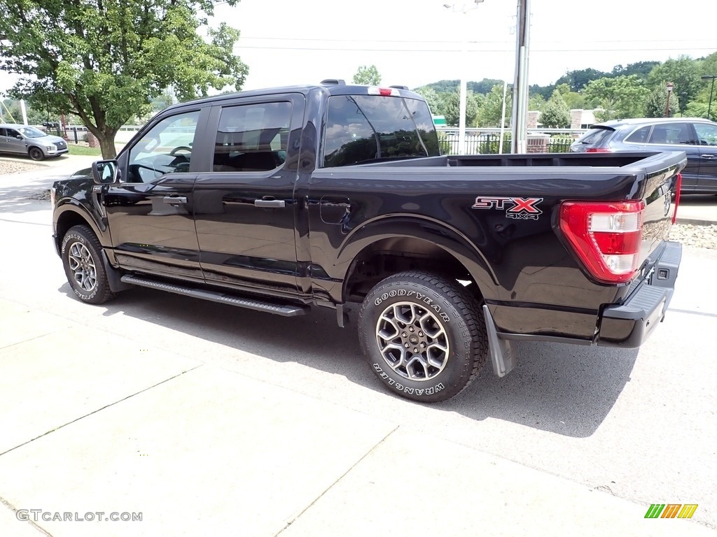 2021 F150 STX SuperCrew 4x4 - Agate Black / Black photo #5