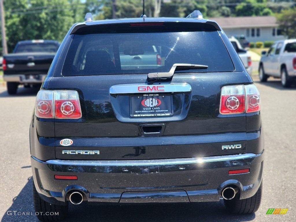 2011 Acadia Denali AWD - Carbon Black Metallic / Ebony photo #4