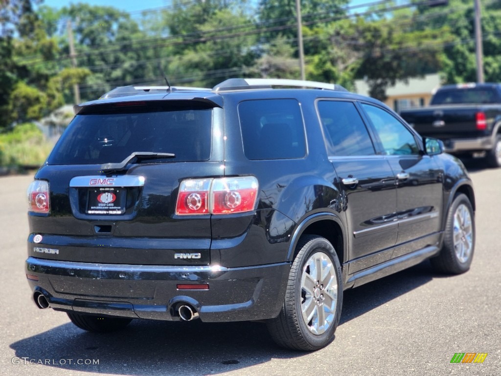 2011 Acadia Denali AWD - Carbon Black Metallic / Ebony photo #5