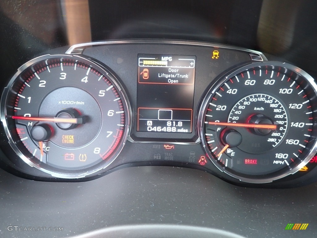 2020 Subaru WRX Premium Gauges Photos