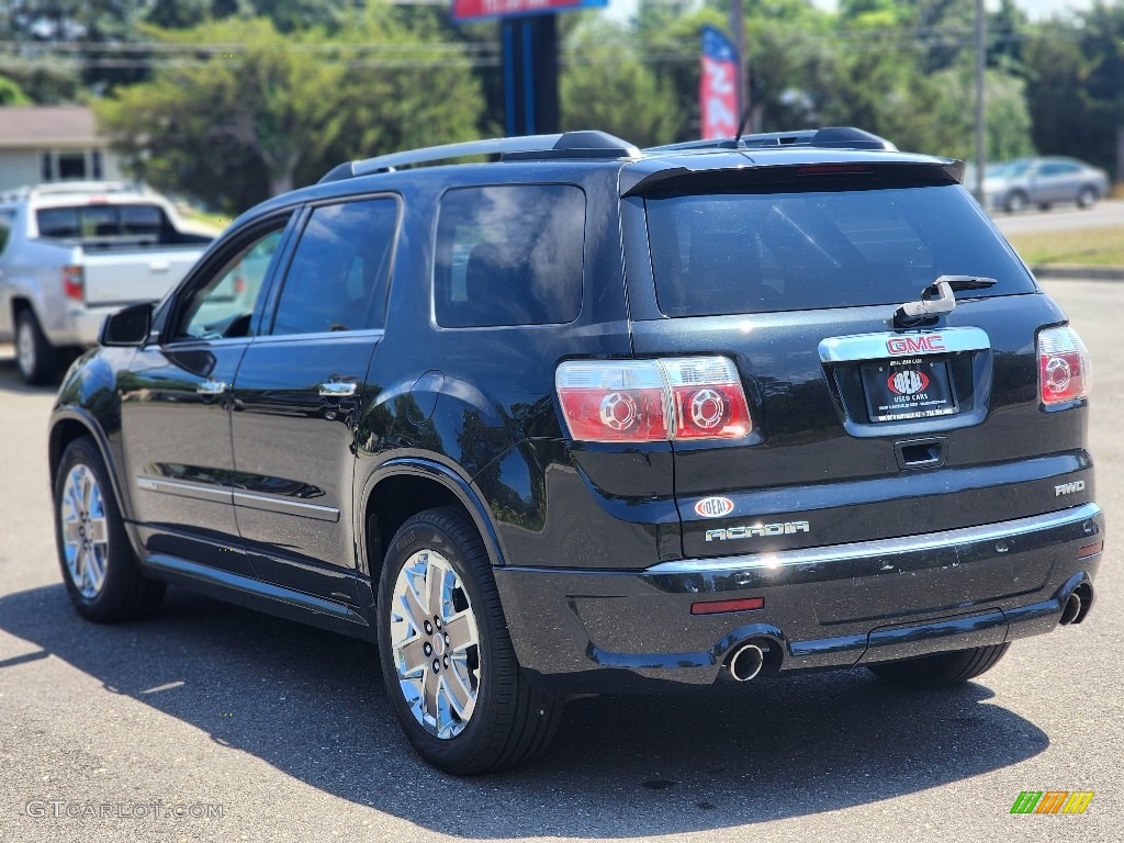 2011 Acadia Denali AWD - Carbon Black Metallic / Ebony photo #7
