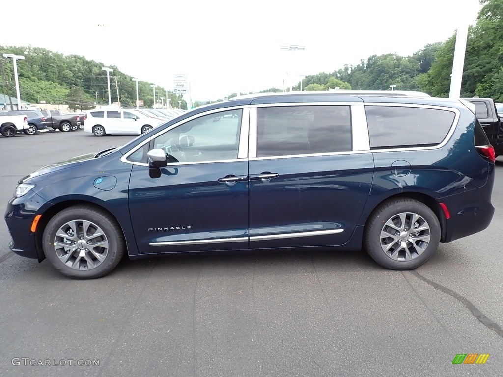 Fathom Blue Pearl 2023 Chrysler Pacifica Pinnacle Plug-In Hybrid Exterior Photo #146295998