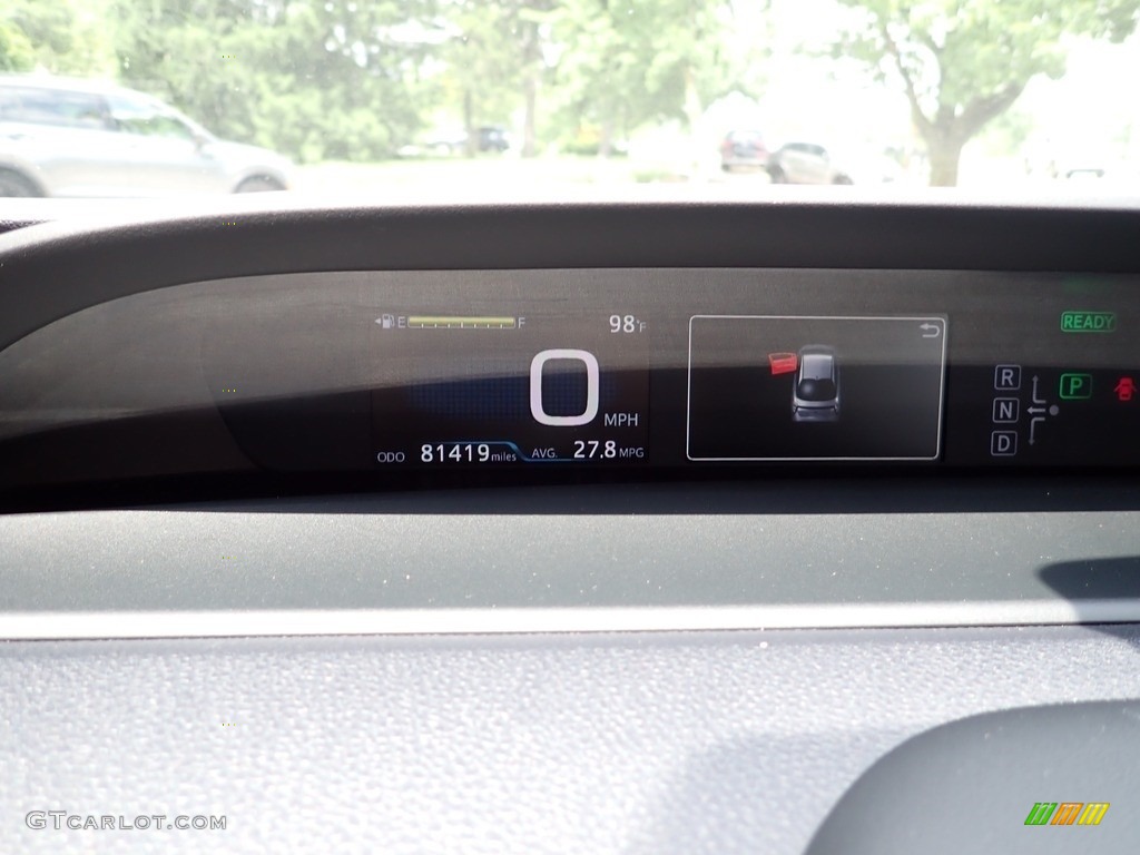 2018 Prius Four - Magnetic Gray Metallic / Black photo #17