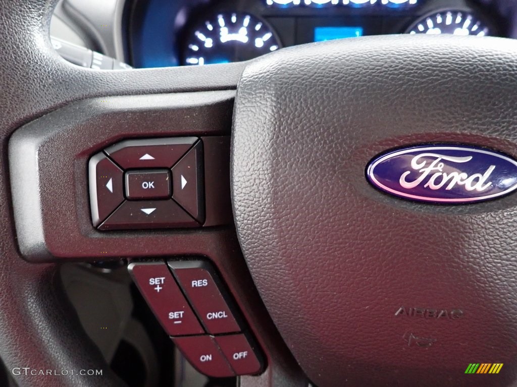 2022 Ford F250 Super Duty XL Crew Cab 4x4 Medium Earth Gray Steering Wheel Photo #146296583