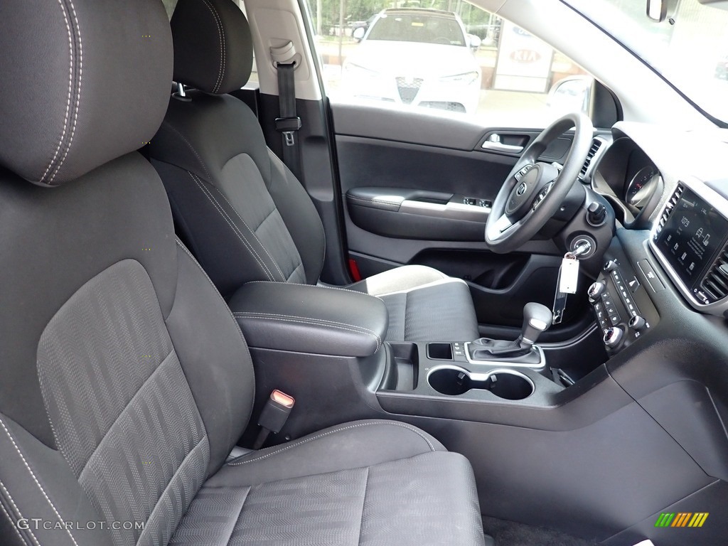 2021 Sportage LX AWD - Clear White / Black photo #11