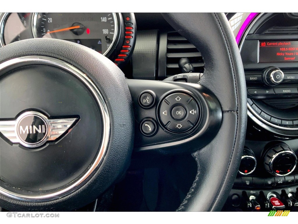 2015 Mini Cooper Hardtop 2 Door Carbon Black Steering Wheel Photo #146297264