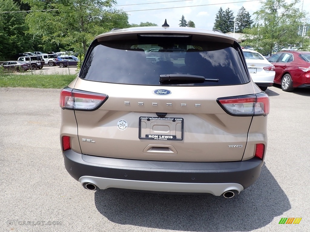 2020 Escape SEL 4WD - Desert Gold Metallic / Ebony Black photo #7