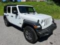Bright White 2024 Jeep Wrangler 4-Door Sport S 4x4 Exterior