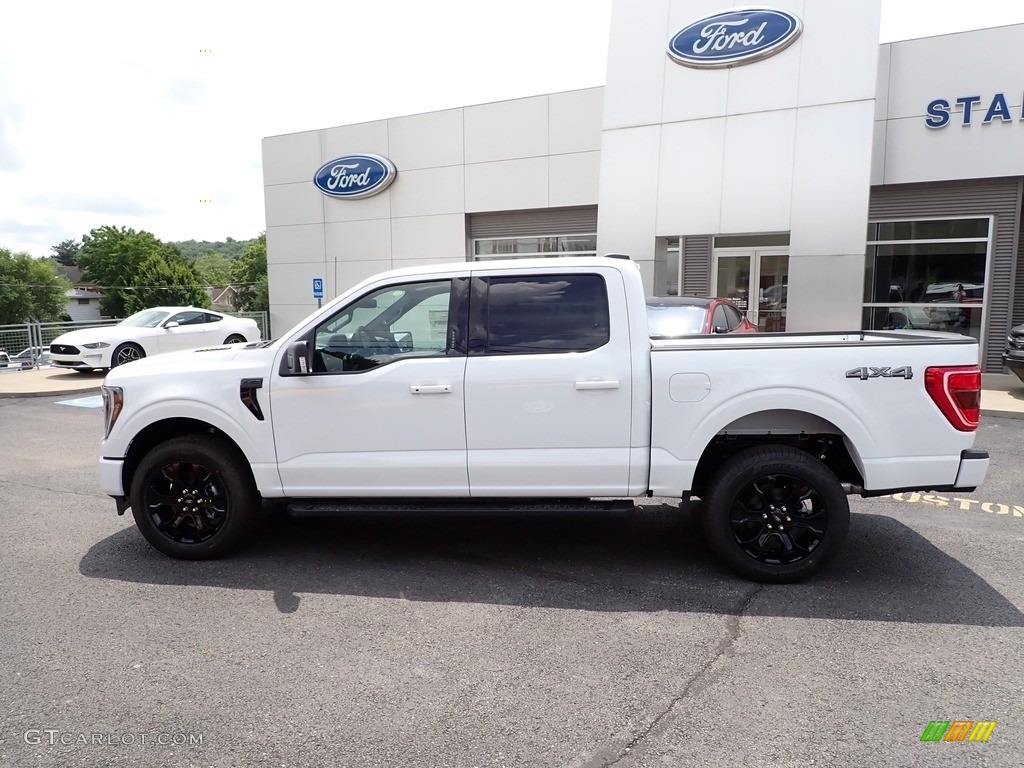 2023 F150 XLT SuperCrew 4x4 - Oxford White / Black photo #2