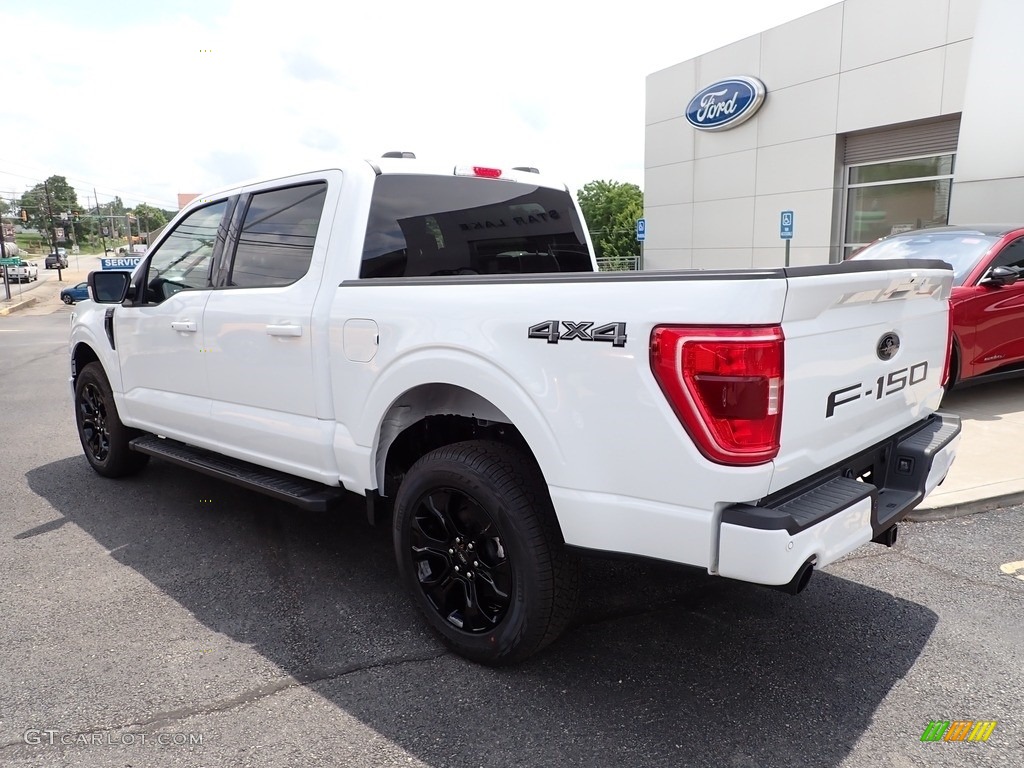 2023 F150 XLT SuperCrew 4x4 - Oxford White / Black photo #3