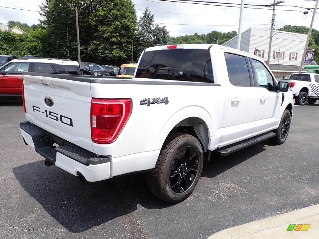 2023 F150 XLT SuperCrew 4x4 - Oxford White / Black photo #5