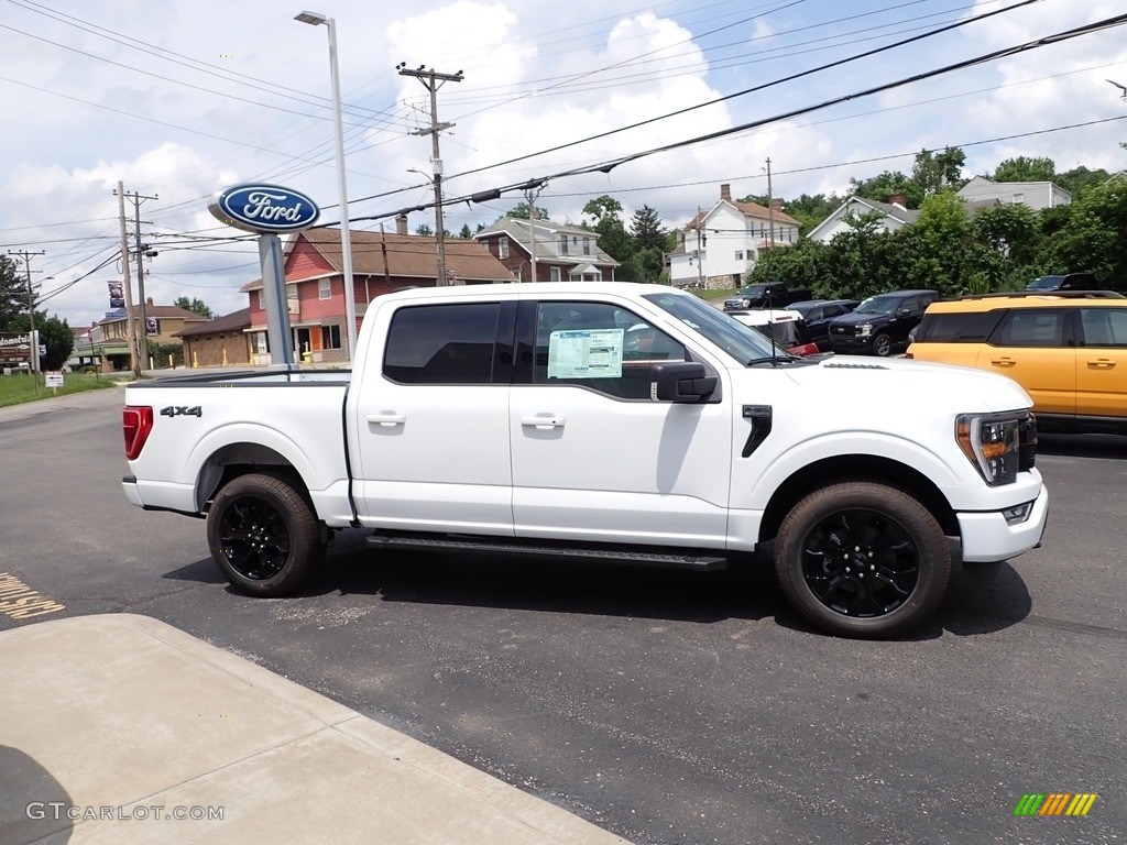 Oxford White 2023 Ford F150 XLT SuperCrew 4x4 Exterior Photo #146297975