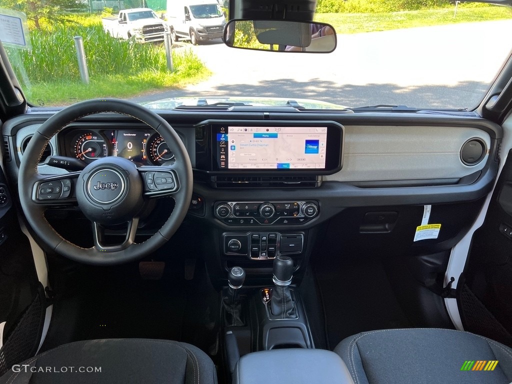 2024 Jeep Wrangler 4-Door Sport S 4x4 Black Dashboard Photo #146298053