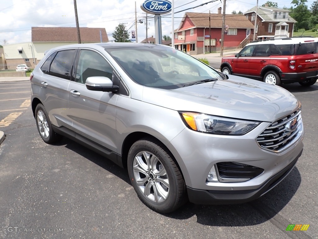 Iconic Silver Metallic 2023 Ford Edge Titanium AWD Exterior Photo #146298377