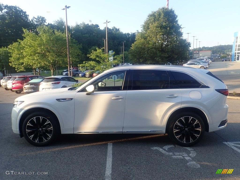 2024 CX-90 Turbo S AWD - Rhodium White Premium / Black photo #6