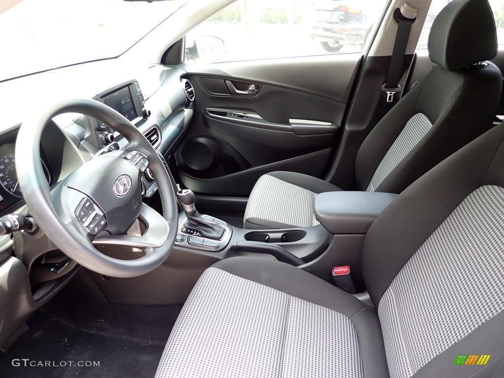 Black Interior 2020 Hyundai Kona SE AWD Photo #146298908