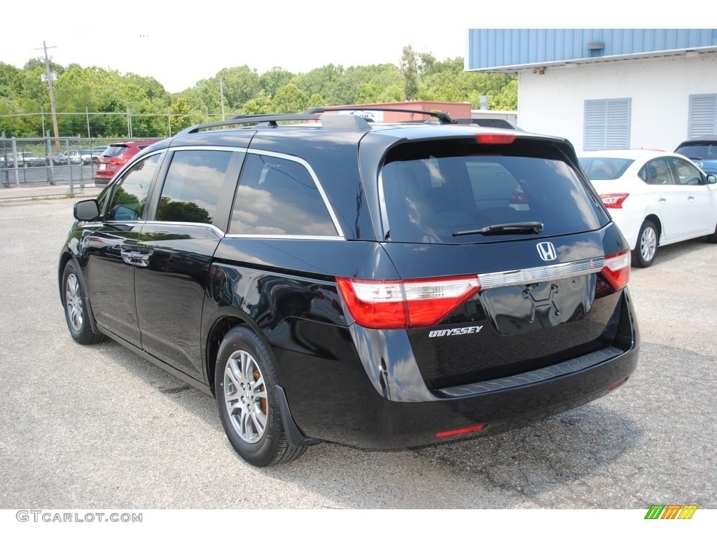 2013 Odyssey EX-L - Crystal Black Pearl / Gray photo #3