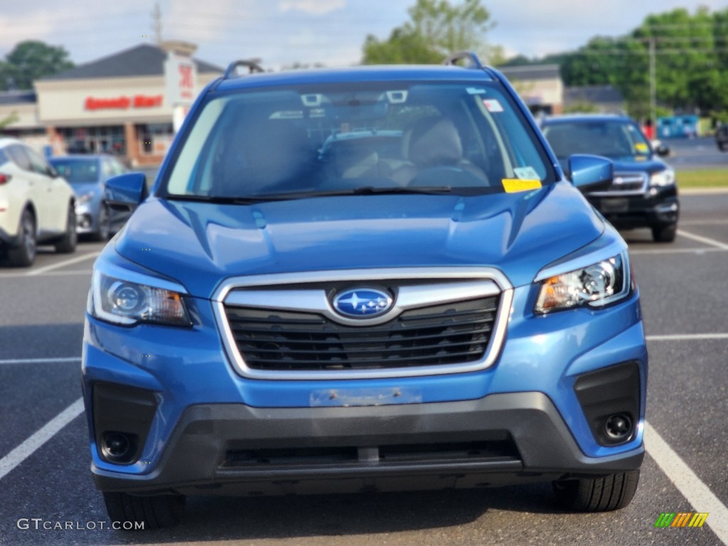 2020 Forester 2.5i Premium - Horizon Blue Pearl / Gray photo #2