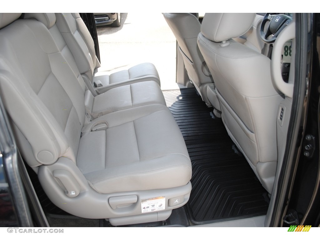 2013 Odyssey EX-L - Crystal Black Pearl / Gray photo #25