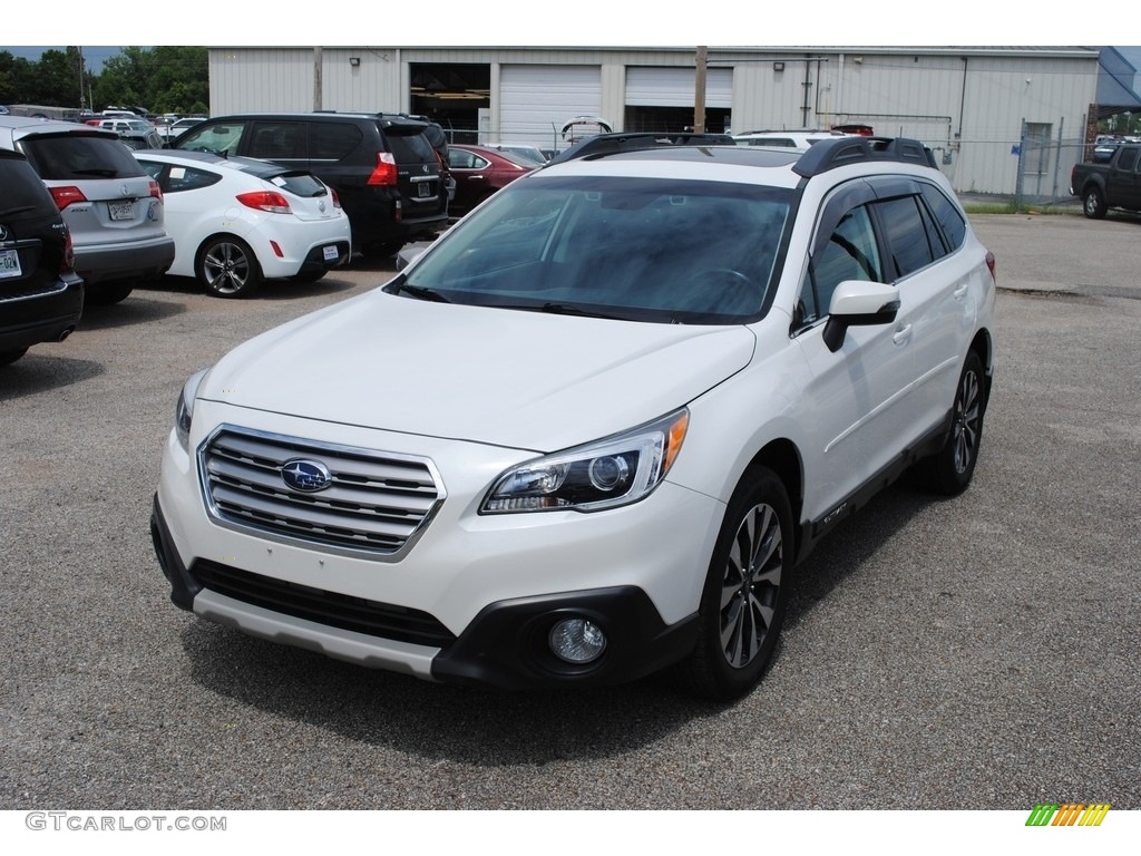 2015 Outback 3.6R Limited - Crystal White Pearl / Slate Black photo #1