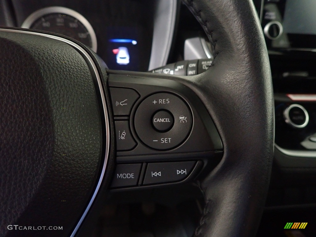 2022 Toyota Corolla Cross LE AWD Black Steering Wheel Photo #146299952