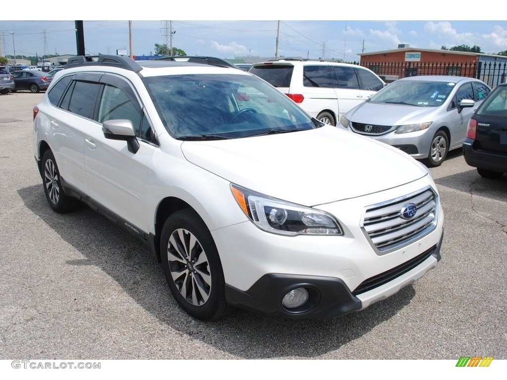 Crystal White Pearl 2015 Subaru Outback 3.6R Limited Exterior Photo #146299991