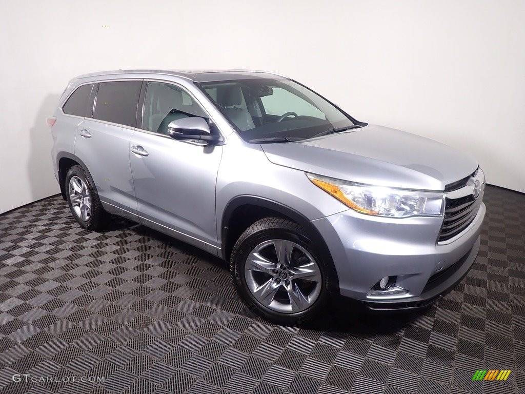 2016 Highlander Limited Platinum AWD - Silver Sky Metallic / Ash photo #1