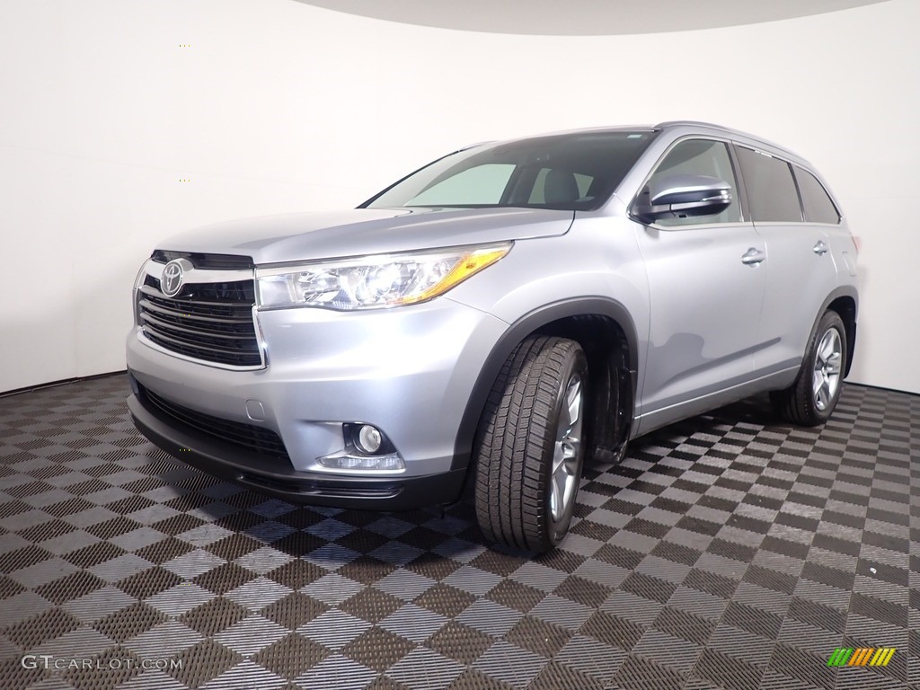 2016 Highlander Limited Platinum AWD - Silver Sky Metallic / Ash photo #9