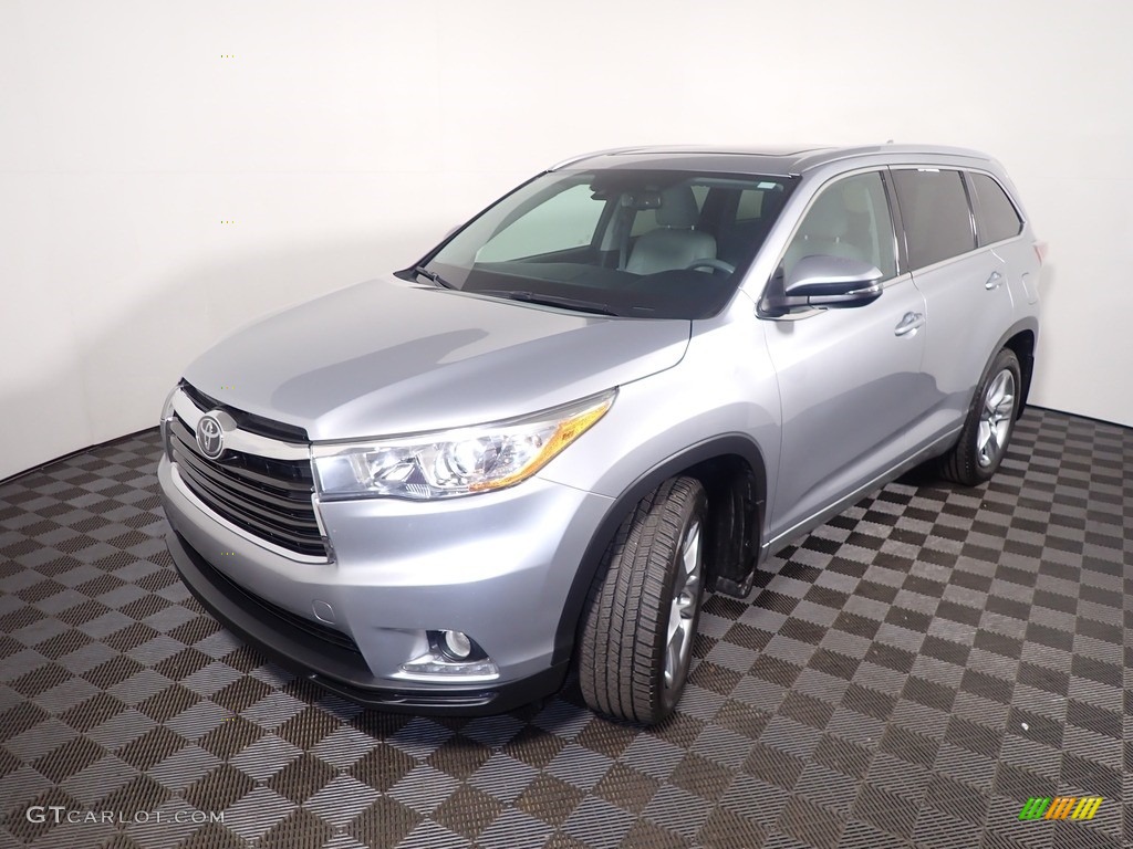 2016 Highlander Limited Platinum AWD - Silver Sky Metallic / Ash photo #10