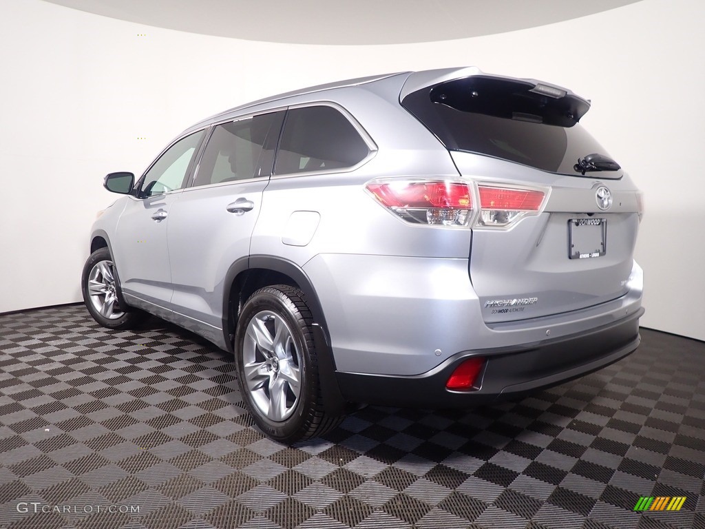 2016 Highlander Limited Platinum AWD - Silver Sky Metallic / Ash photo #11