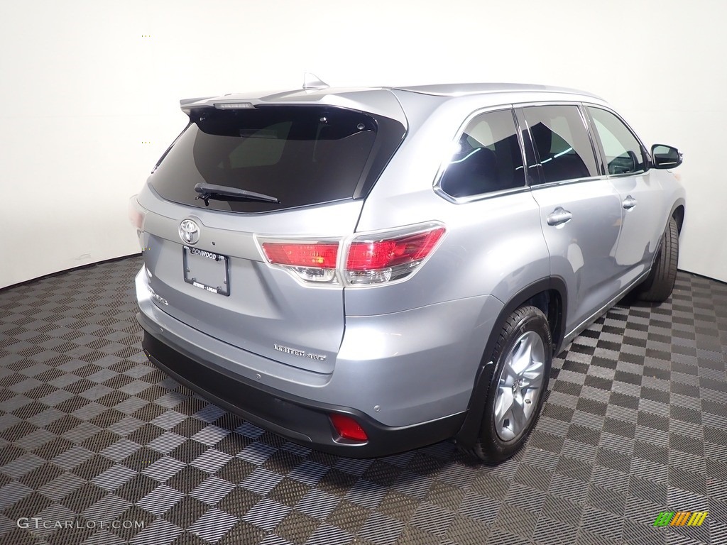 2016 Highlander Limited Platinum AWD - Silver Sky Metallic / Ash photo #18