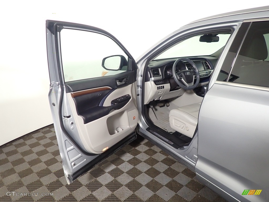 2016 Highlander Limited Platinum AWD - Silver Sky Metallic / Ash photo #19