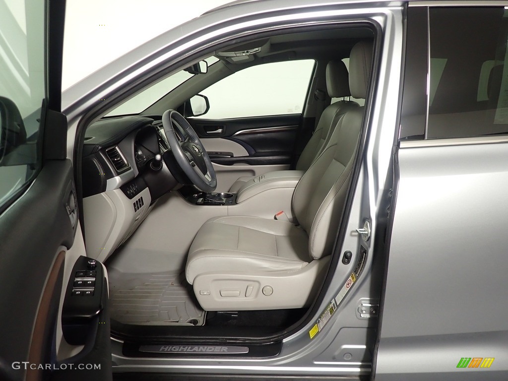 2016 Highlander Limited Platinum AWD - Silver Sky Metallic / Ash photo #21
