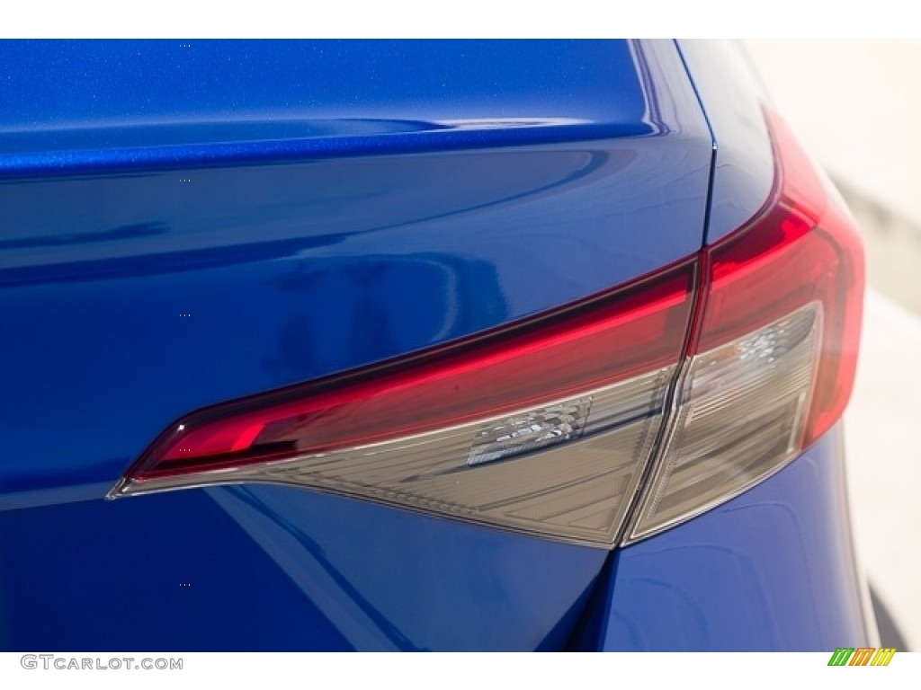 2023 Civic EX Sedan - Aegean Blue Metallic / Black photo #7
