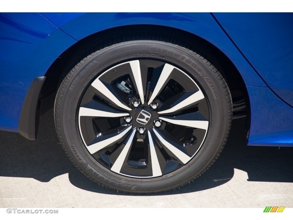 2023 Civic EX Sedan - Aegean Blue Metallic / Black photo #10