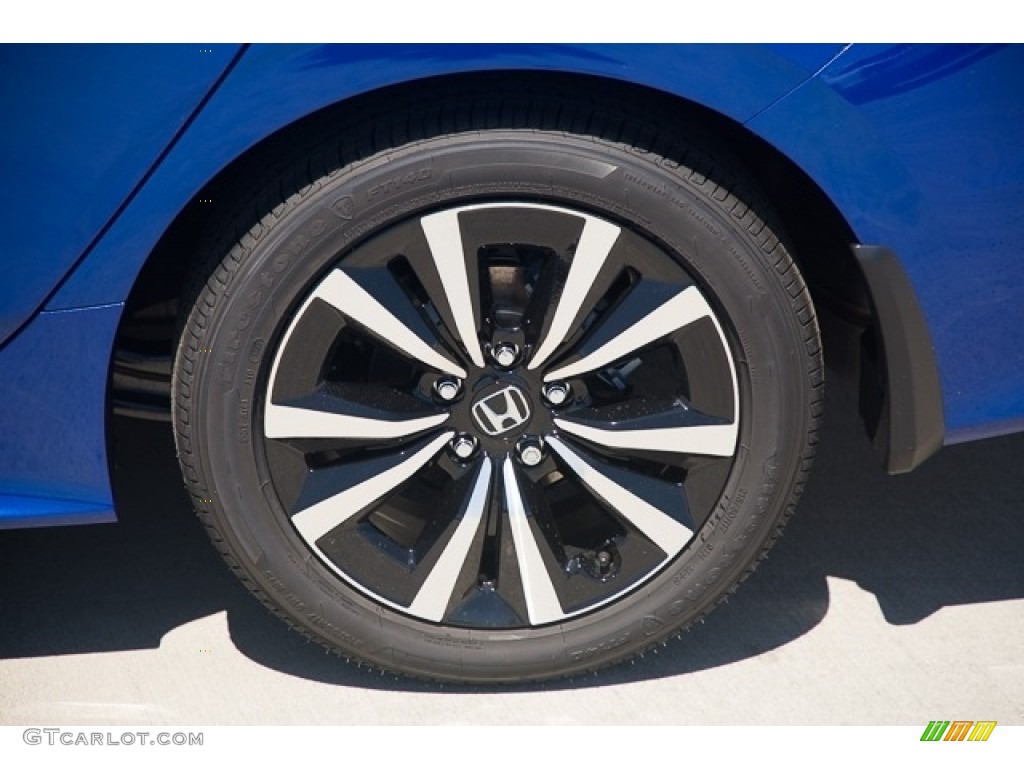 2023 Civic EX Sedan - Aegean Blue Metallic / Black photo #12