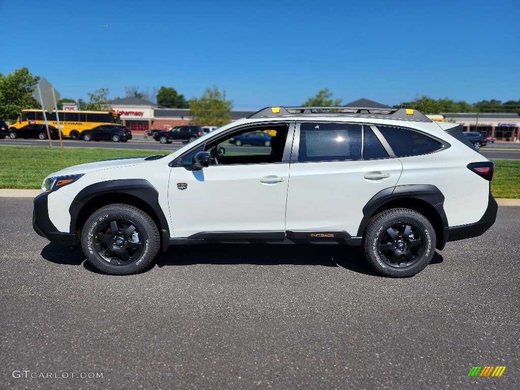 Crystal White Pearl 2024 Subaru Outback Wilderness Exterior Photo #146300627
