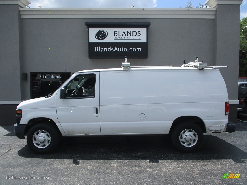 2014 E-Series Van E250 Cargo Van - Oxford White / Medium Flint photo #1